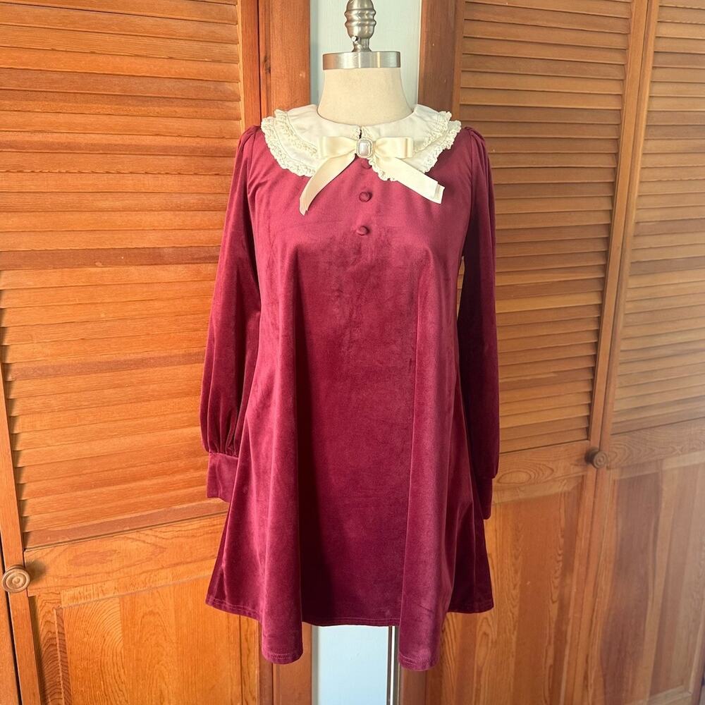 Ank Rouge J-fashion Gyaru Gothic Victorian Vampire Princess Himekaji Dress M-L